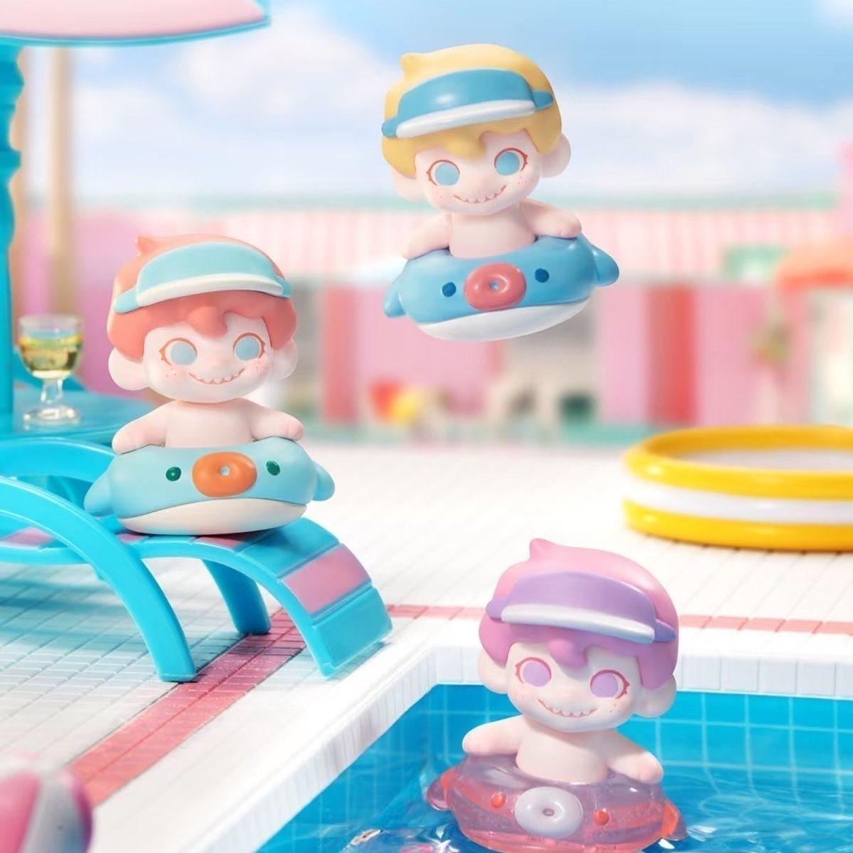 TNTSPACE Pool Party Series Mini Beans Figures, Blind Bag - POP BOX