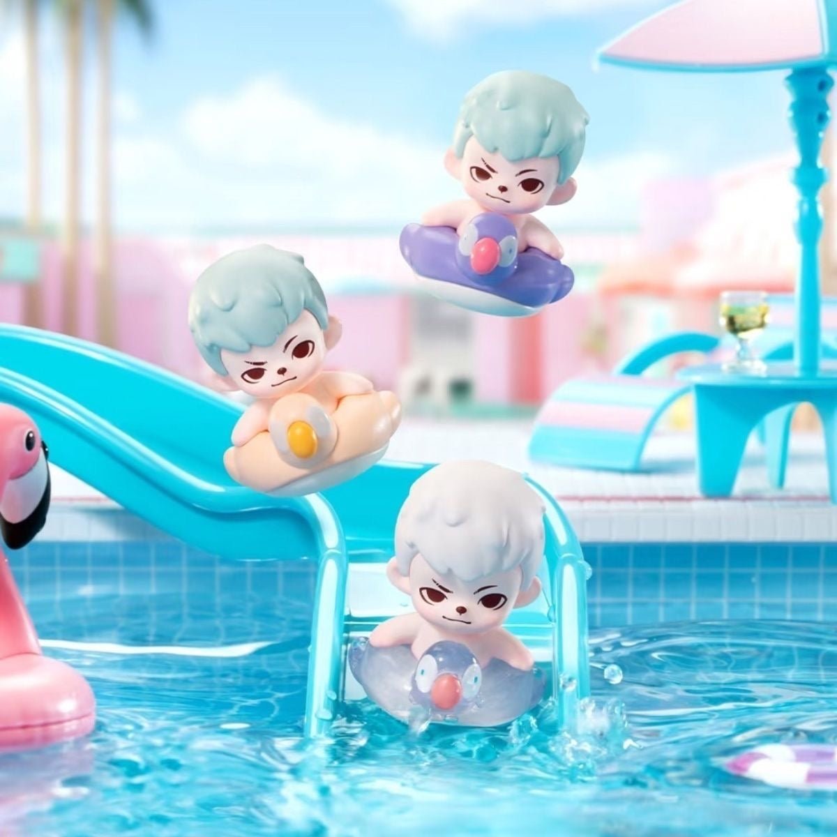 TNTSPACE Pool Party Series Mini Beans Figures, Blind Bag - POP BOX