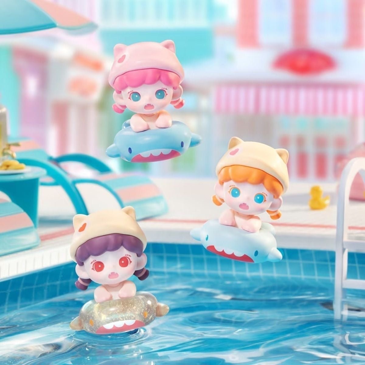 TNTSPACE Pool Party Series Mini Beans Figures, Blind Bag - POP BOX