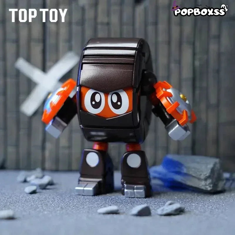 TOPTOYBN FQ Iron Armor Little Treasure Blind Box Second Bomb Kabuda Shark Fish Chili Pepper - POP BOX