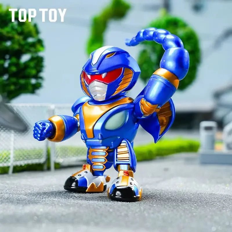 TOPTOYBN FQ Iron Armor Little Treasure Blind Box Second Bomb Kabuda Shark Fish Chili Pepper - POP BOX