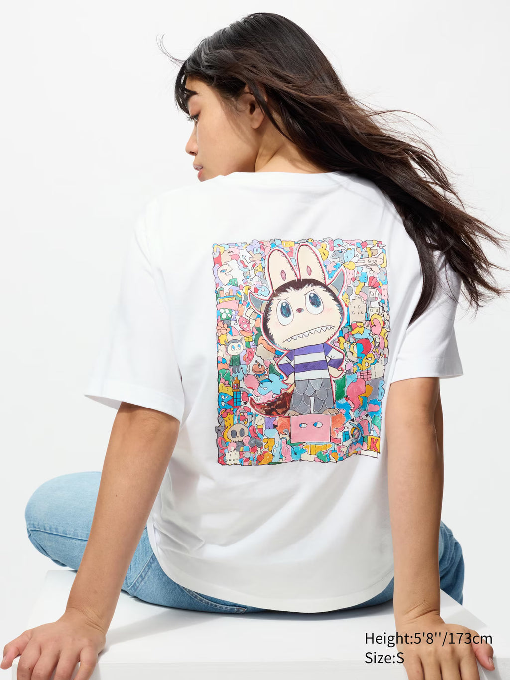 POP MART UT Graphic T-Shirt | THE MONSTERS LABUBU WHITE