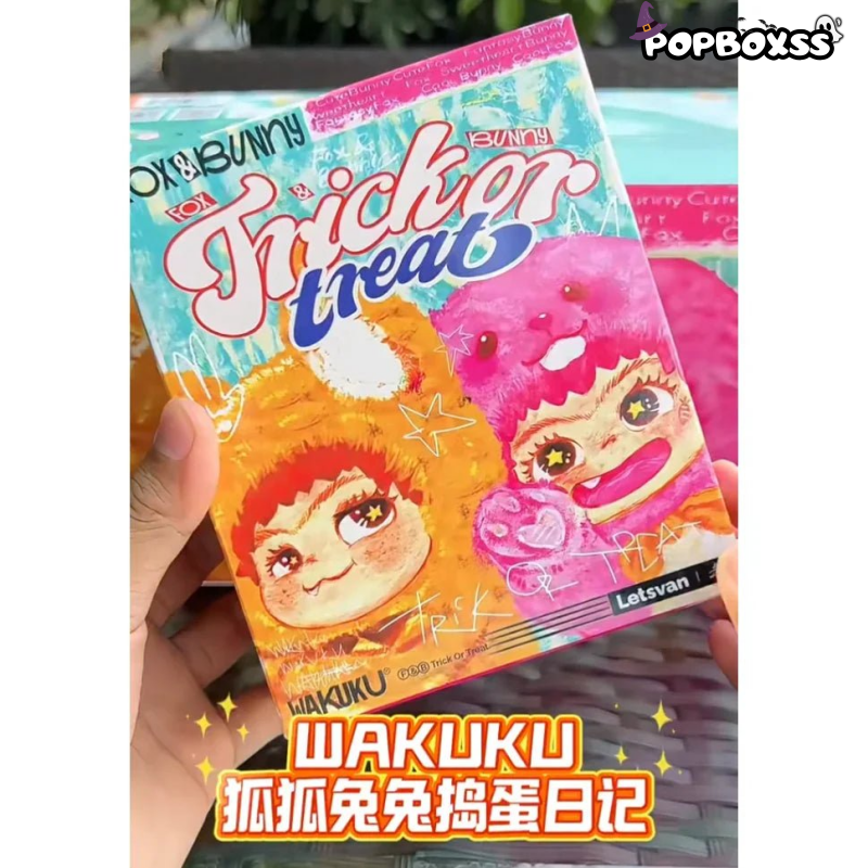 WAKUKU V2 Trick Or Treat Series Plush Dolls. Blind Box - POP BOX