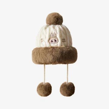 Warm Fluffy Holiday Series - LABUBU Plush Hat. - POP BOX