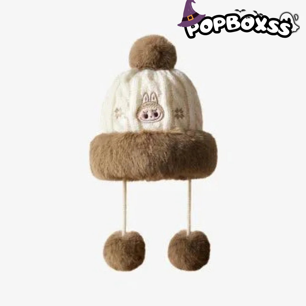 Warm Fluffy Holiday Series - LABUBU Plush Hat. - POP BOX