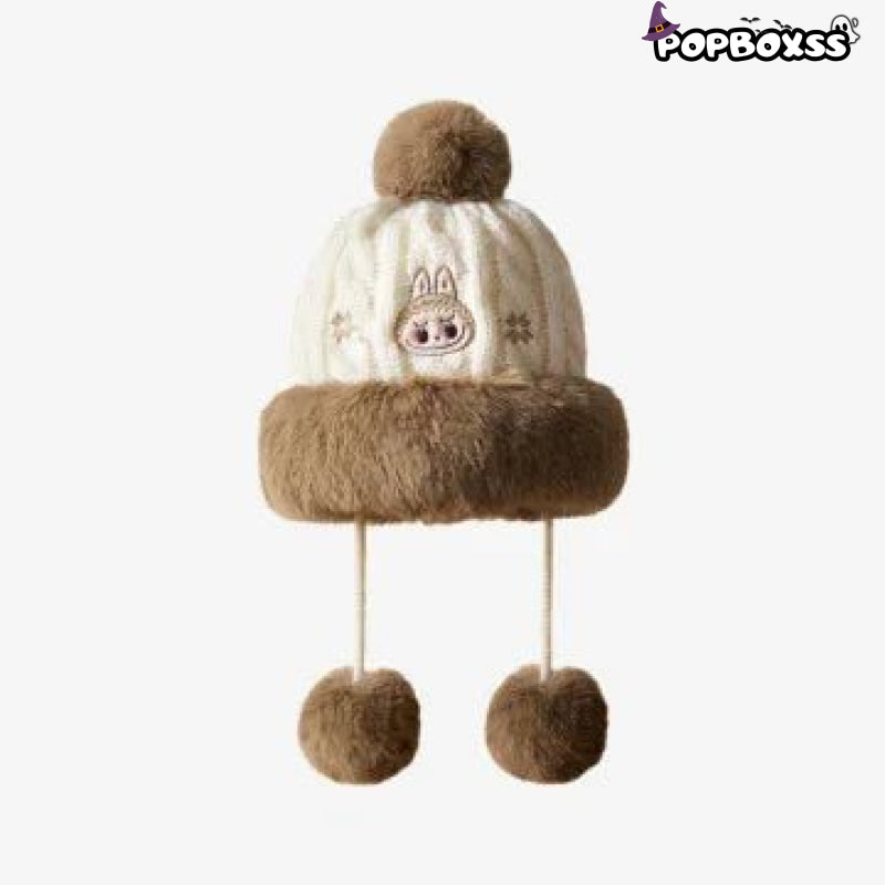 Warm Fluffy Holiday Series - LABUBU Plush Hat. - POP BOX