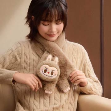 Warm Fluffy Holiday Series - LABUBU Plush scarf - POP BOX