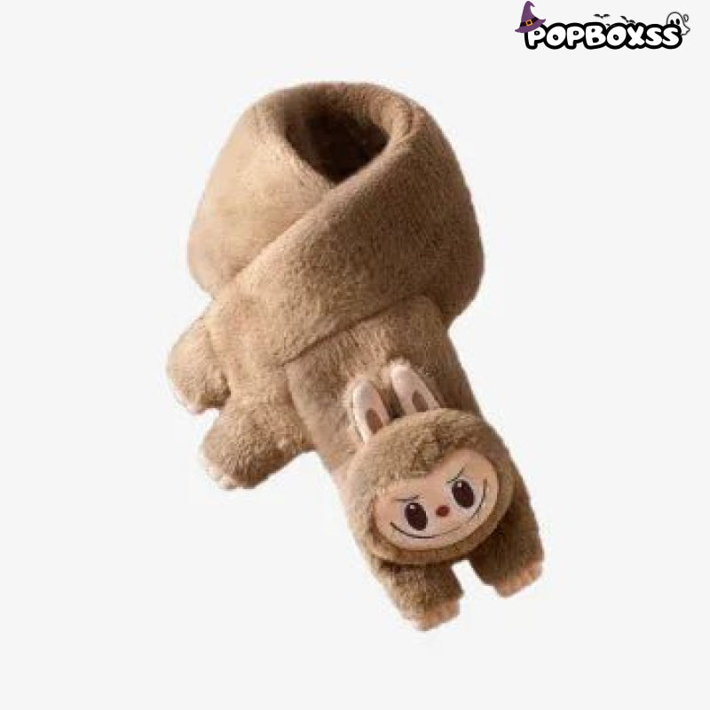 Warm Fluffy Holiday Series - LABUBU Plush scarf - POP BOX