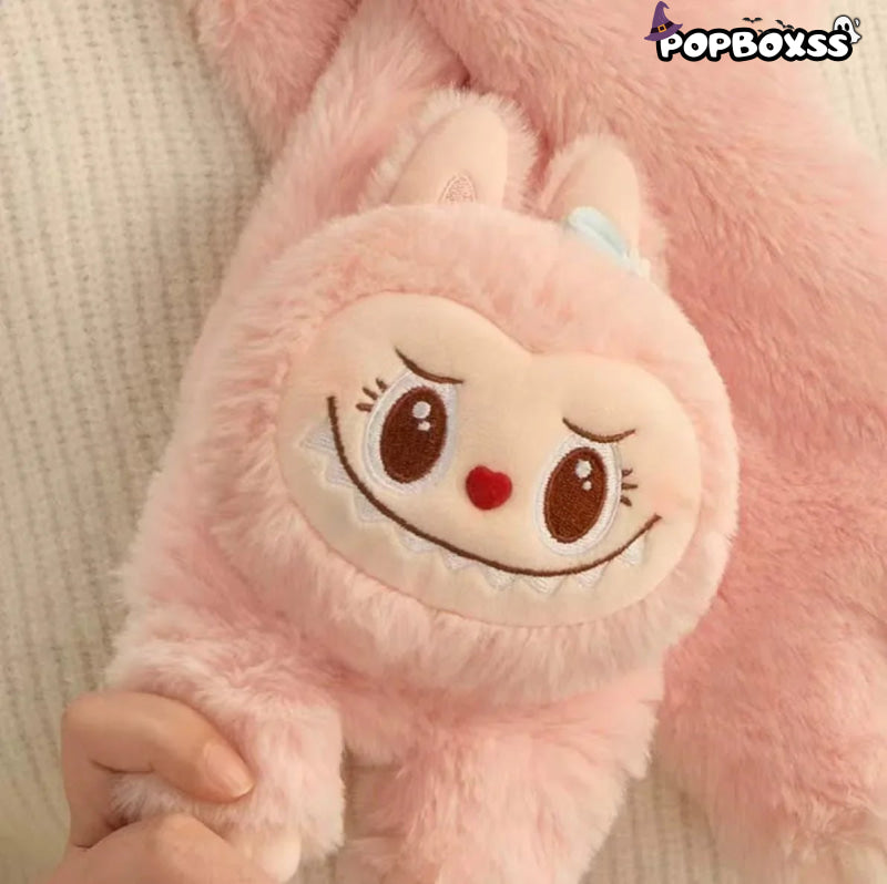 Warm Fluffy Holiday Series - LABUBU Plush scarf - POP BOX