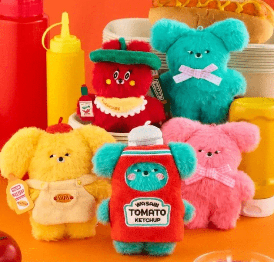 WASABI Bear Flavor Series Plush Keychain Blind Box - POP BOX
