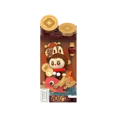 Wealthy Snake's New Year Celebration - Fortunate Hand Series Block Figures - POP BOX