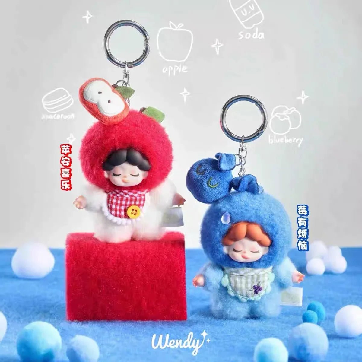 Wendy Fruity Party Series Mini Plush Dolls. Blind Box - POP BOX
