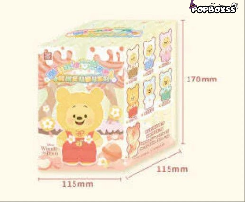 Winnie Candy Bear Series Vinyl Plush Dolls. Blind Box - POP BOX