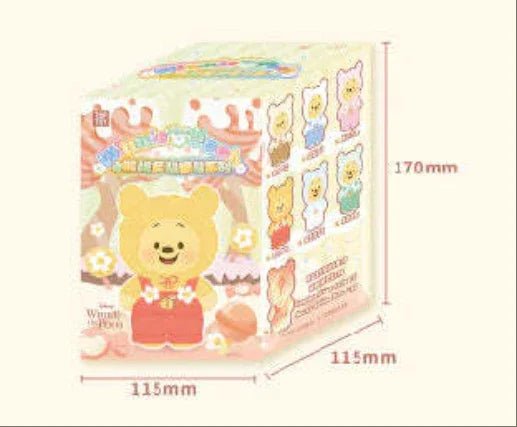 Winnie Candy Bear Series Vinyl Plush Dolls. Blind Box - POP BOX