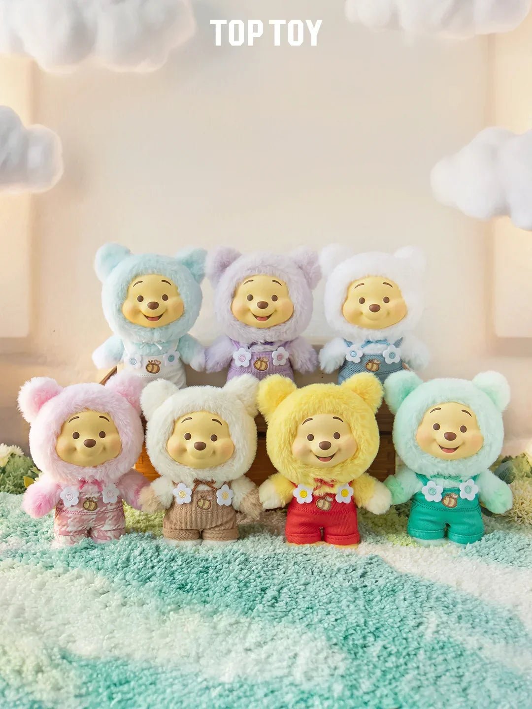 Winnie Candy Bear Series Vinyl Plush Dolls. Blind Box - POP BOX