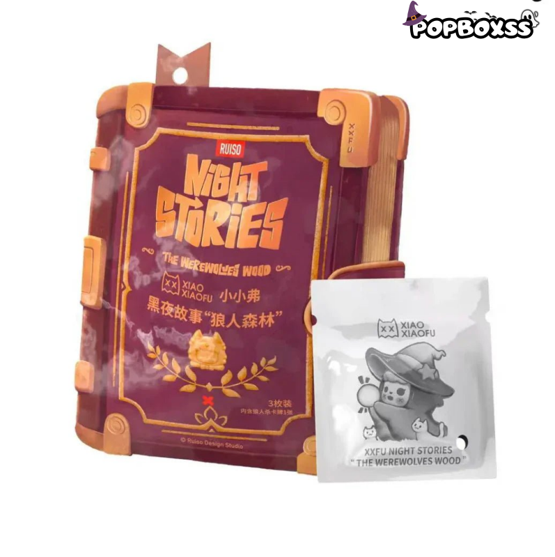 XXFU Xiaoxiaofu Night Stories The Werewolevs Wood Series Mini Beans, Blind Bag - POP BOX
