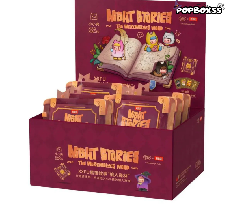 XXFU Xiaoxiaofu Night Stories The Werewolevs Wood Series Mini Beans, Blind Bag - POP BOX