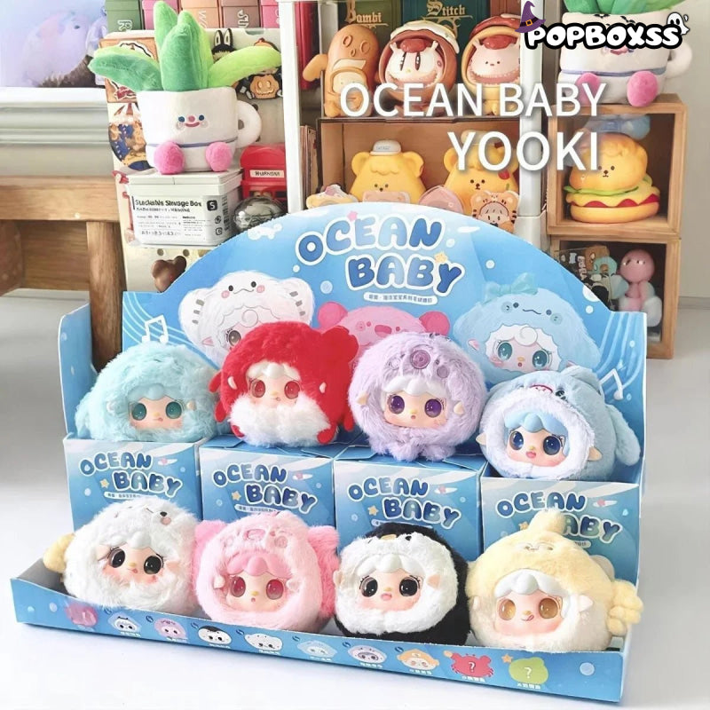 Yooki V6 Ocean Baby Series Plush Doll. Blind Box - POP BOX