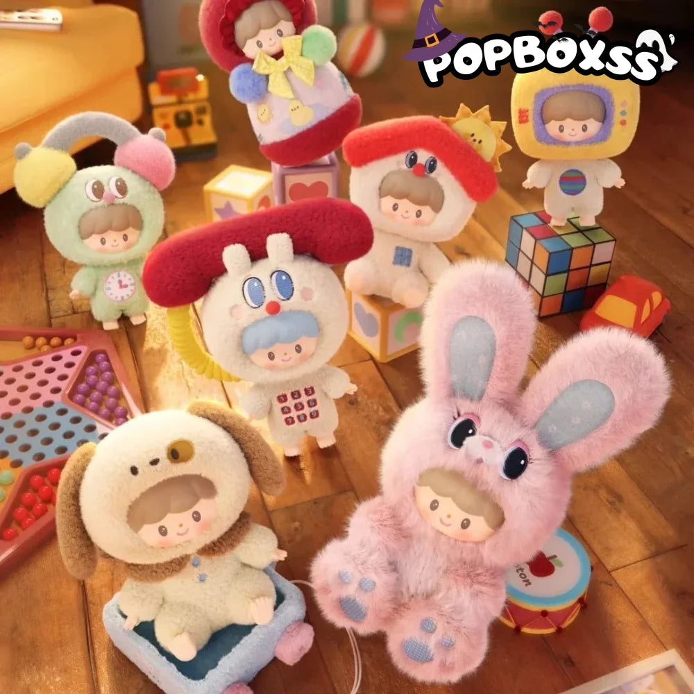 Zzoton Happy Childhood Series Plush Dolls. Blind Box - POP BOX
