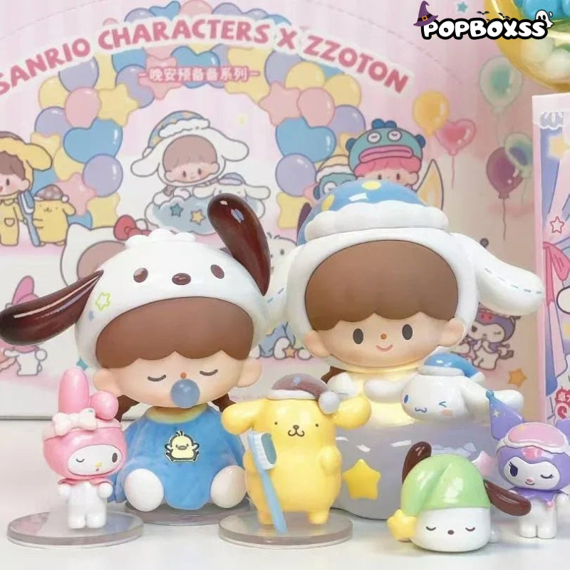 zZoton x Sanrio Preparation Before Bedtime Series Figures. Blind Box - POP BOX