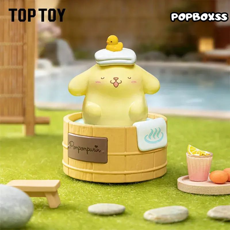 Sanrio characters Spinning Hot Spring Series Figures Blind Box - POPBOXSS