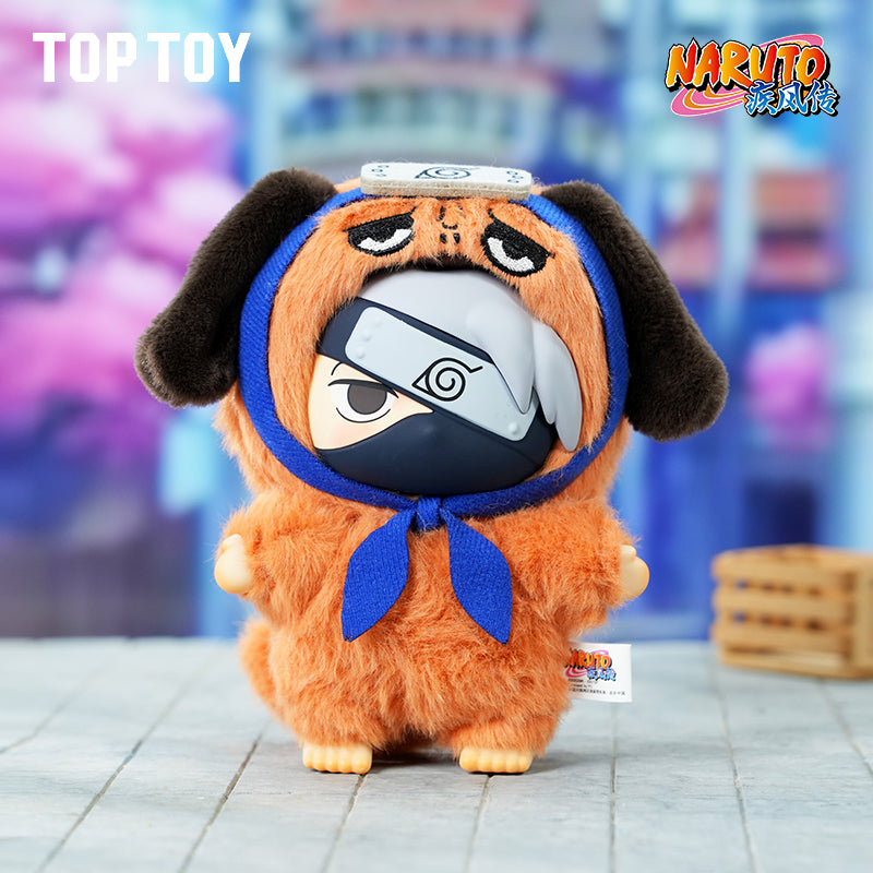TOPTOY Naruto Shippuden Cute Beast Party Series Vinyl Plush Naruto Kakashi Uchi Blind Box - POPBOXSS