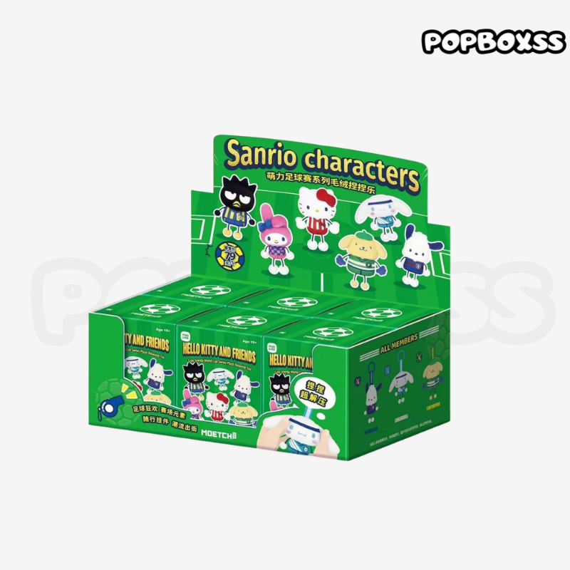 SANRIO HK Soccer Match Squishy Series Plush Pendant Blind Box (PRE-ORDER) - POPBOXSS
