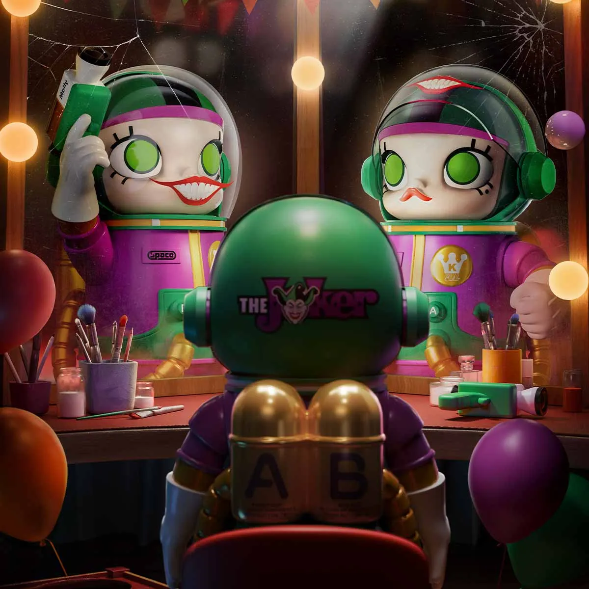 MEGA SPACE MOLLY 400%  JOKER - POPBOXSS