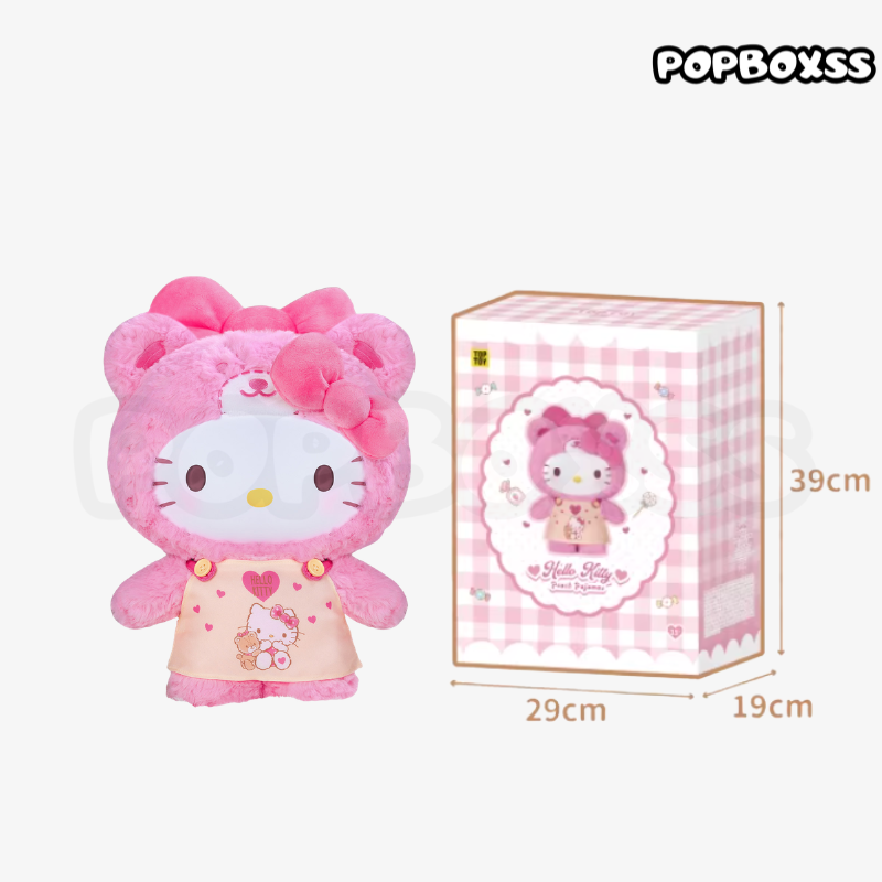TOP TOY HELLO KITTY Caramel Pajamas peach Pajamas plush toys - POPBOXSS