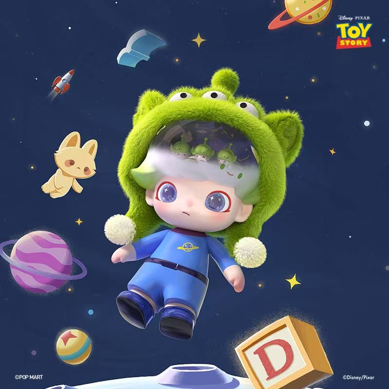 POPMART MEGA JUST DIMO0 400% PIXAR-Alien（PRE ORDER） - POPBOXSS