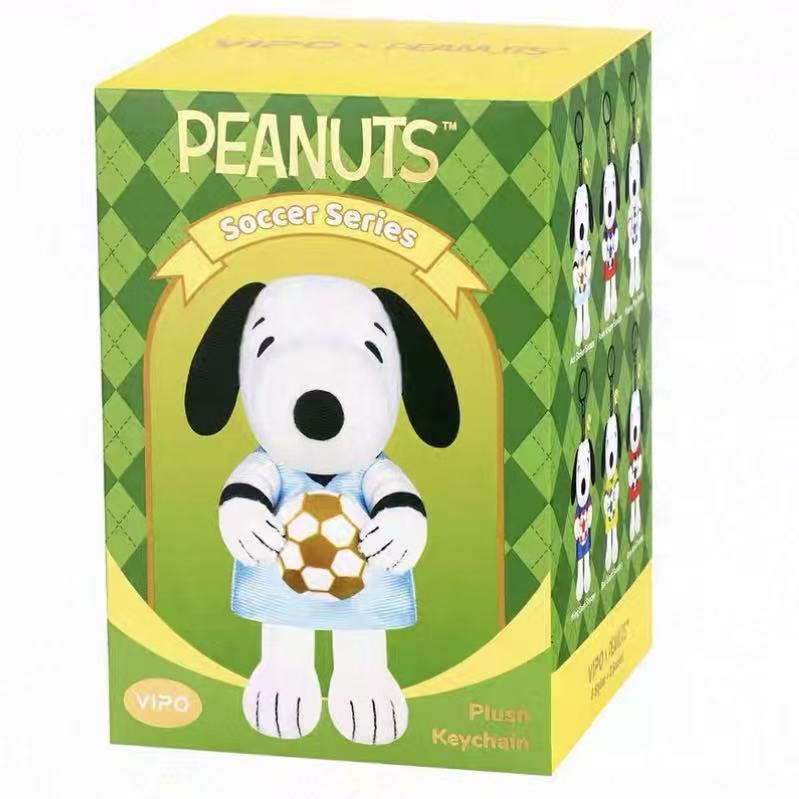 VIPO × PEANUTS Snoopy Football Series Plush Pendant Blind Box - POPBOXSS