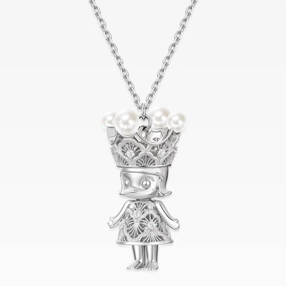 POPOP ROYAL MOLLY LACE Series Birthday Princess Necklace - POPBOXSS
