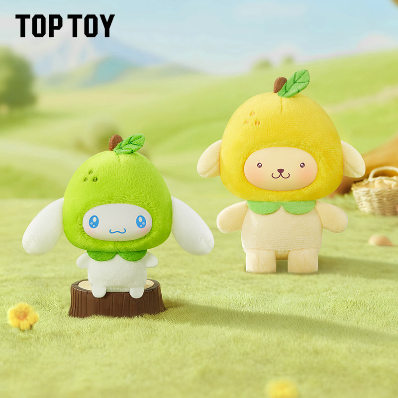 Sanrio Characters Fruit & Vegetable Series Mini Vinyl Keychain Pendant Blind Box - POPBOXSS