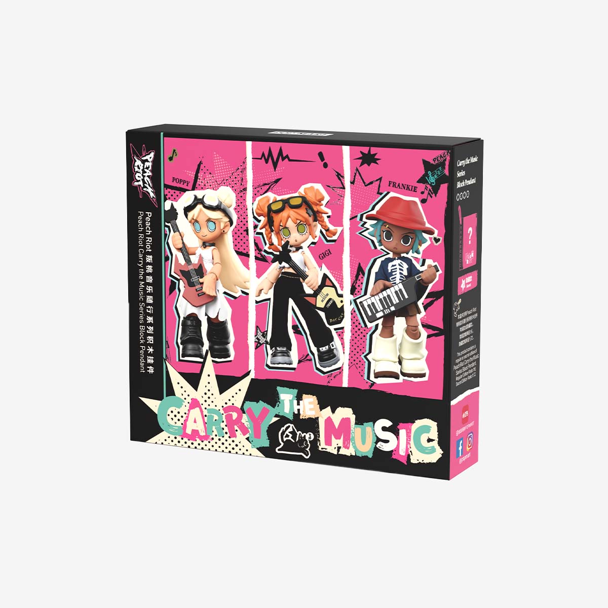 POPMART Peach Riot Carry the Music Series Block Pendant(PRE ORDER) - POPBOXSS