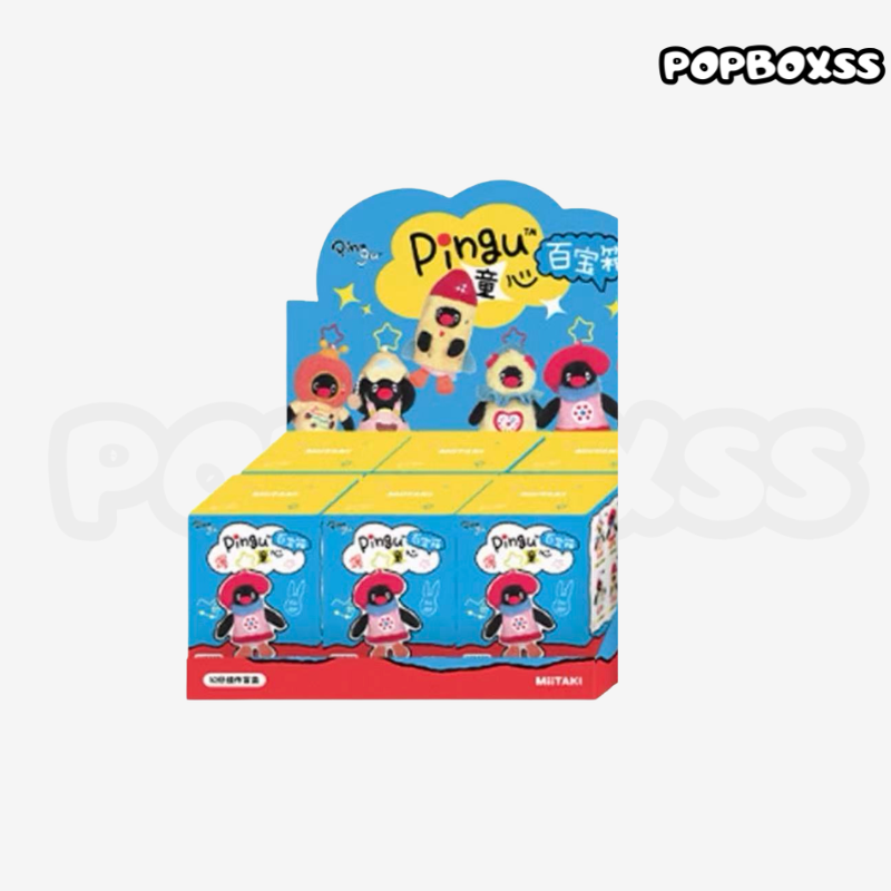 Pingu Childlike Treasure Box Series Plush Pendant Blind Box - POPBOXSS
