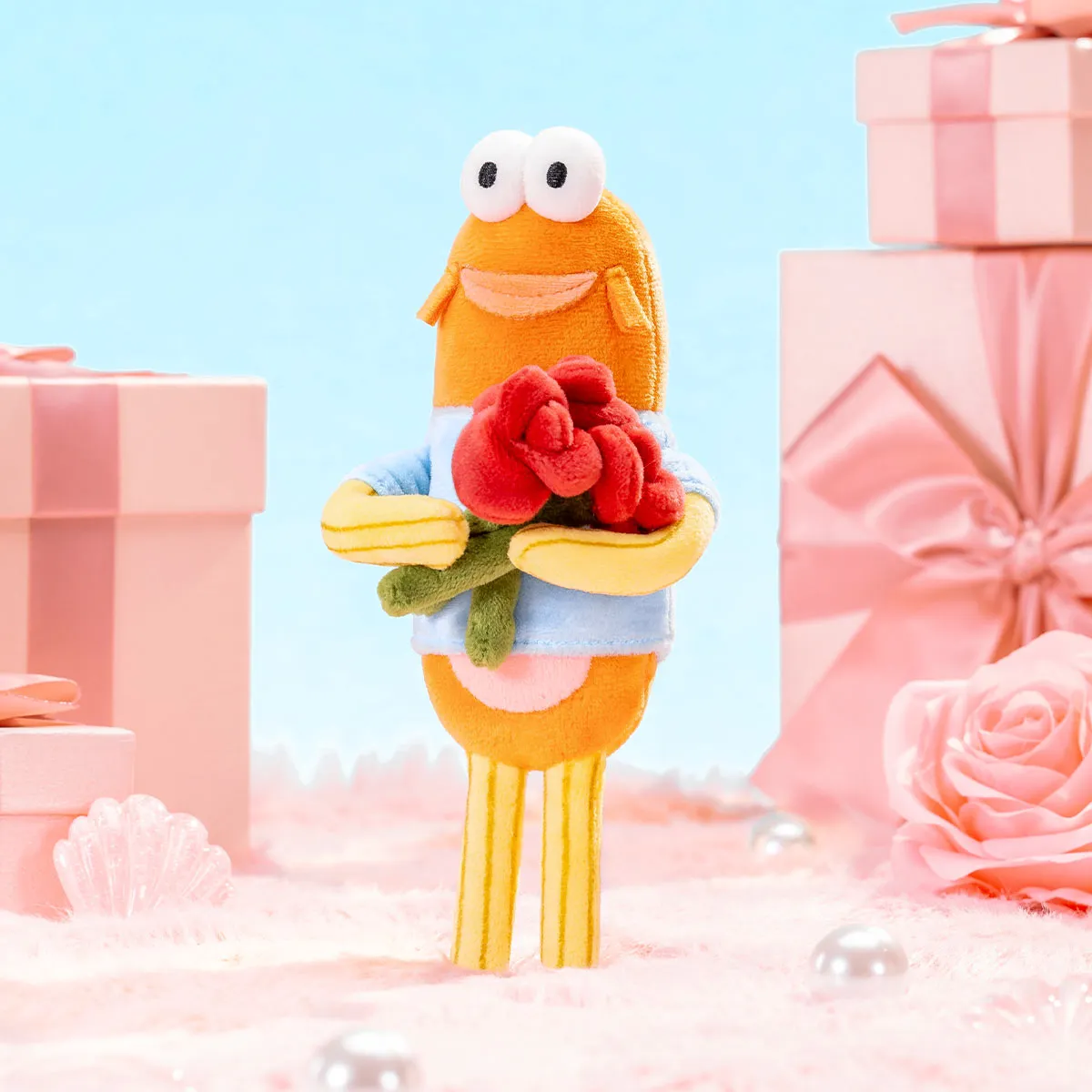 POPMART SpongeBob SquarePants Bikini Bottom romantic fish Vinyl plush pendant(PRE ORDER) - POPBOXSS