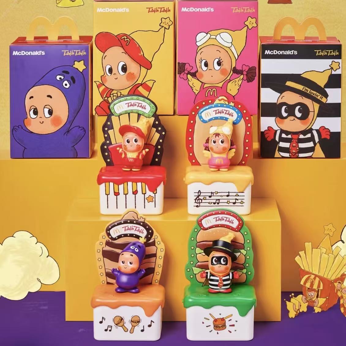 McDonald's x Twinkle Twinkle Stars Choir figurines - POPBOXSS