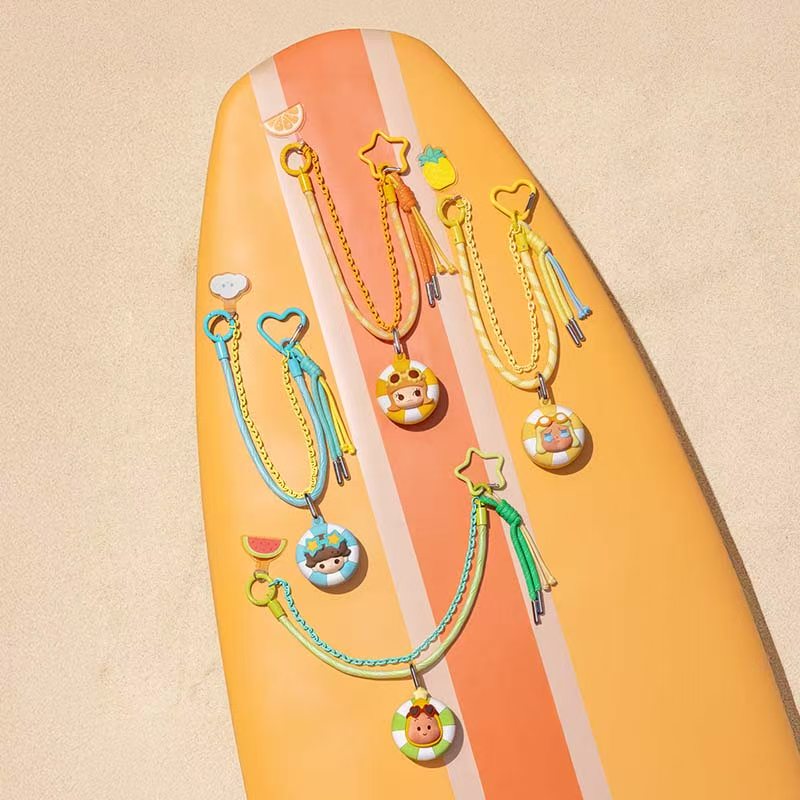 POPMART POP BEAN Island Vacation Series Multi functional Lanyard Blind Box - POPBOXSS