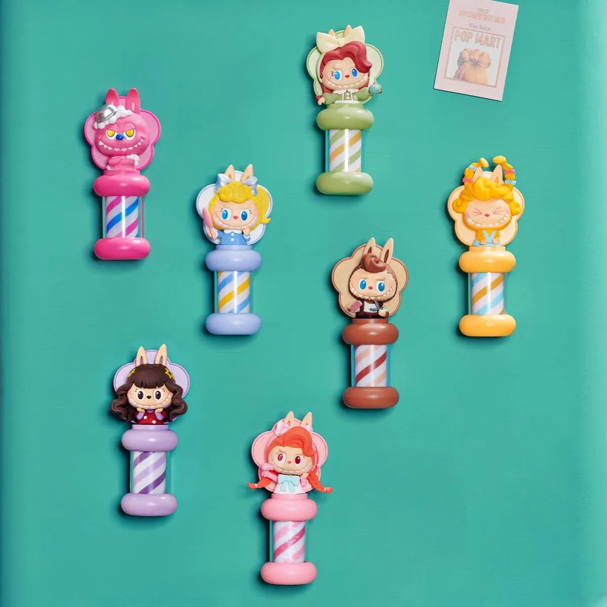POPMART THE MONSTERS Hair Salon Series - GlowingFridge Magnet Blind Box（PRE ORDER） - POPBOXSS