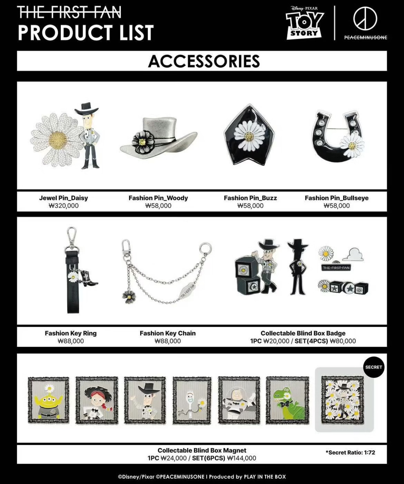 G-Dragon X Toy Story PEACEMINUSONE Plush keychain