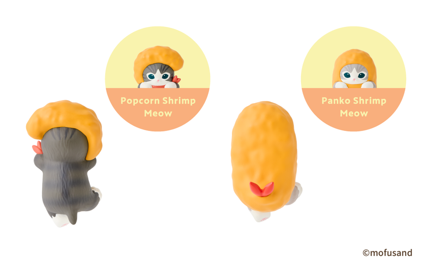 Sonny angel HIPPERS mofusand Shrimp Meow Series（PRE ORDER） - POPBOXSS