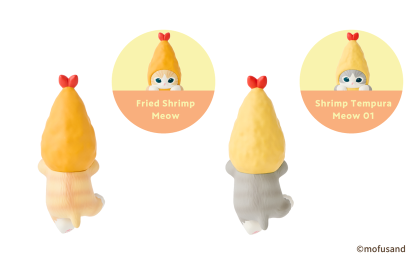 Sonny angel HIPPERS mofusand Shrimp Meow Series（PRE ORDER） - POPBOXSS