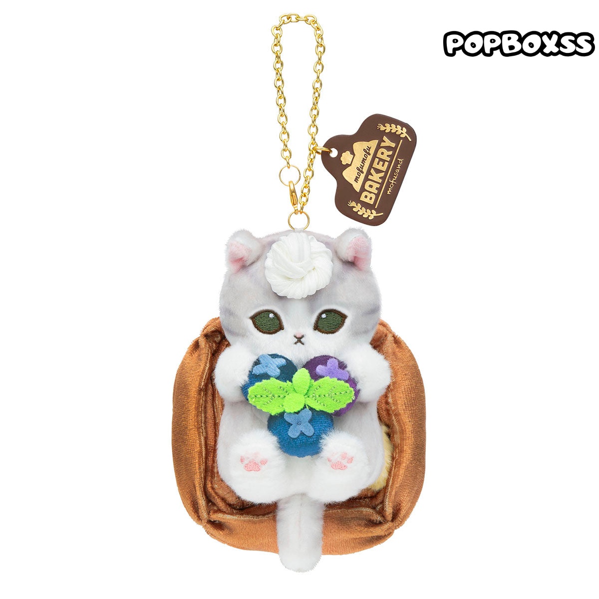mofusand Mofumofu Bakery Baker Cat Mascot Keychain(PRE-ORDER) - POPBOXSS