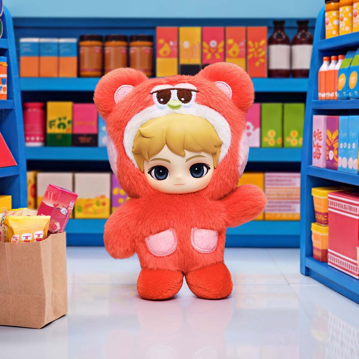 POPMART RIIZE Fluffy Club Series Vinyl Plush Doll Pendant - POPBOXSS