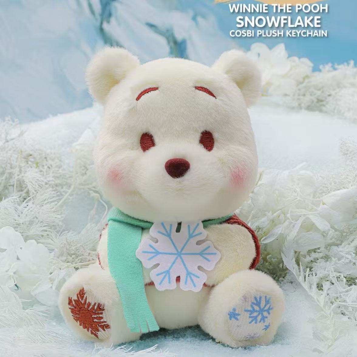 DSN Winnie the Pooh Bloom To Snow Series Cosbi Plush Keychain Collection Blind Box - POPBOXSS