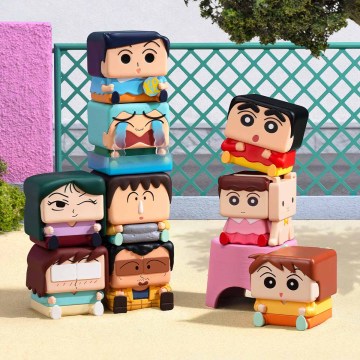 Crayon Shinchan POP CUBE-1 Series Figures - POPBOXSS