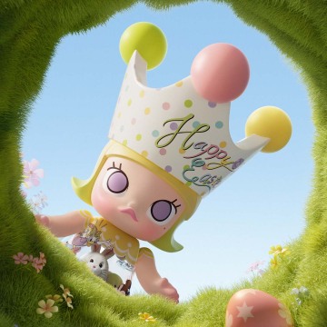 MEGA ROYAL MOLLY 400% Mickey and Friends-Happy Easter（PRE ORDER） - POPBOXSS
