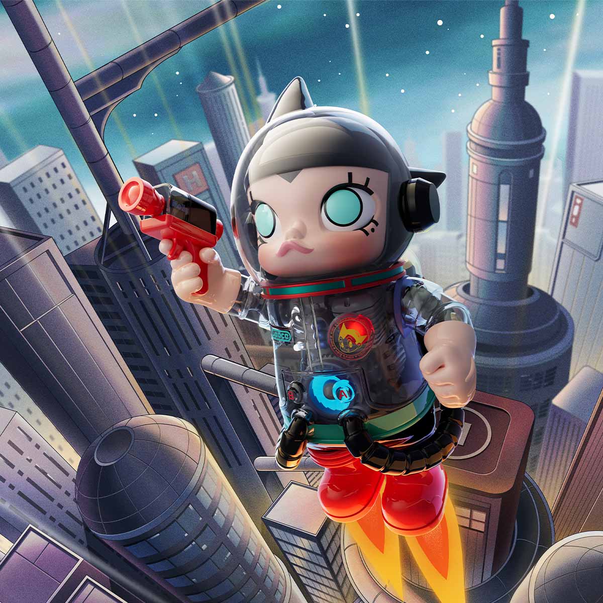 POPMART MEGA SPACE MOLLY 400% ASTRO BOY - POPBOXSS