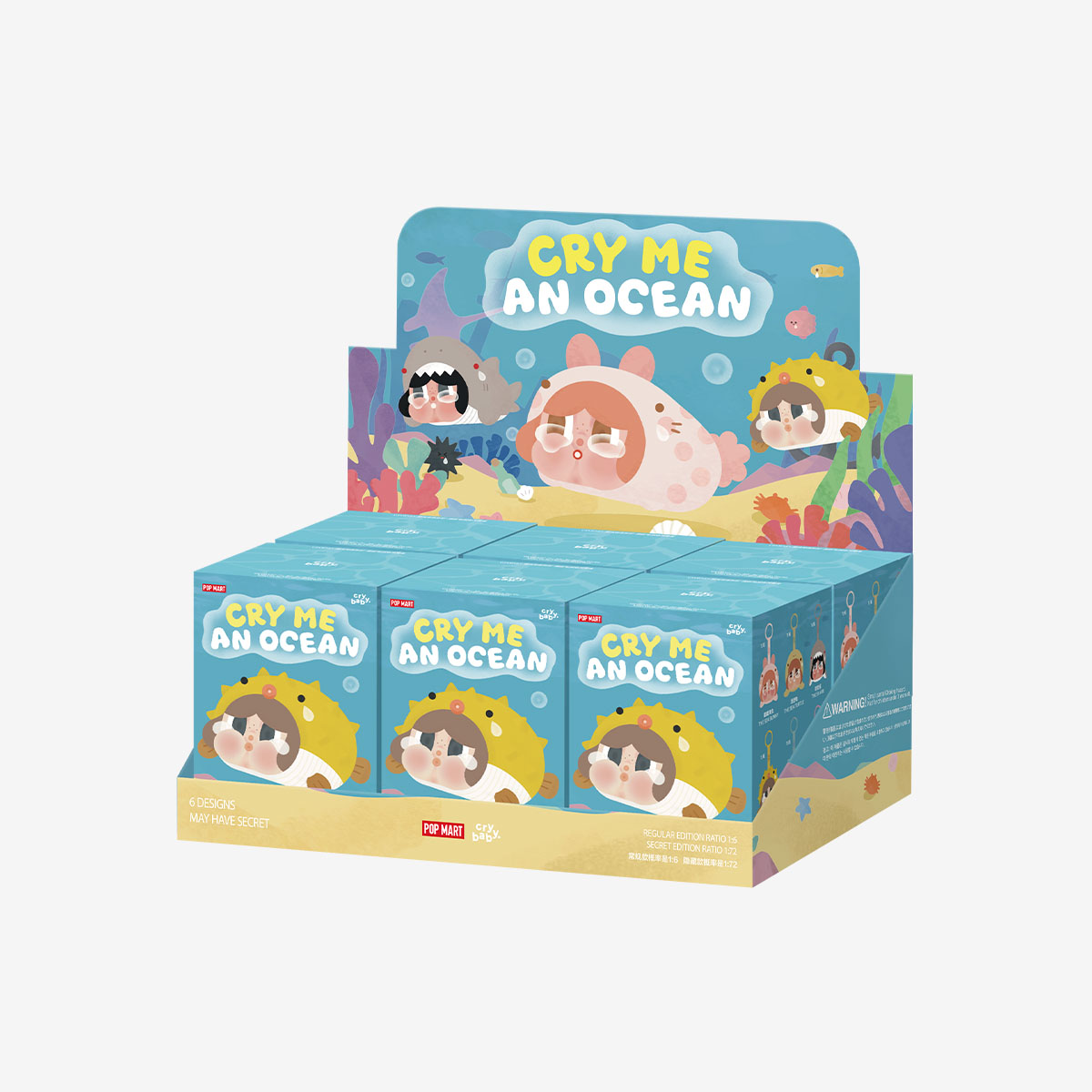 CRYBABY Cry Me An Ocean Series- Vinyl Plush Pendant Blind Box - POP MART (United States)（PRE ORDER） - POPBOXSS