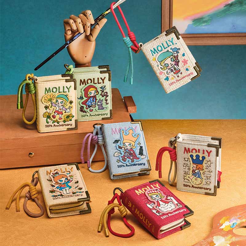 POP MART MOLLY 20th Anniversary Scenery Along the Way Series Retro Book Mini Bag Blind Box (PRE-ORDER) - POPBOXSS